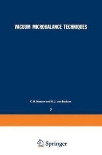 bokomslag Vacuum Microbalance Techniques