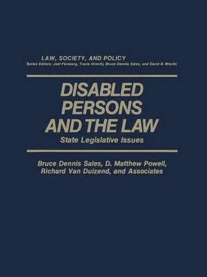 bokomslag Disabled Persons and the Law