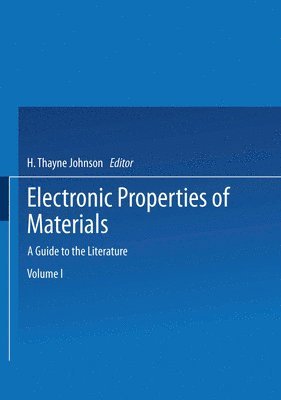 bokomslag Electronic Properties of Materials