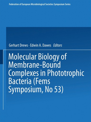 bokomslag Molecular Biology of Membrane-Bound Complexes in Phototrophic Bacteria