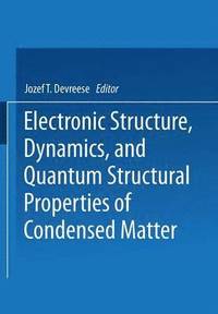 bokomslag Electronic Structure, Dynamics, and Quantum Structural Properties of Condensed Matter