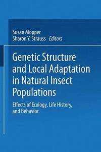 bokomslag Genetic Structure and Local Adaptation in Natural Insect Populations