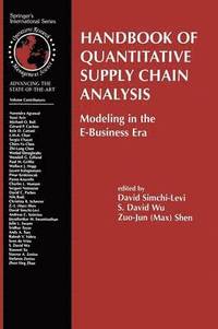 bokomslag Handbook of Quantitative Supply Chain Analysis