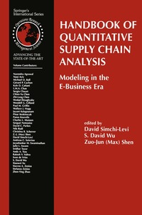 bokomslag Handbook of Quantitative Supply Chain Analysis