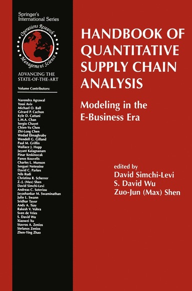 bokomslag Handbook of Quantitative Supply Chain Analysis