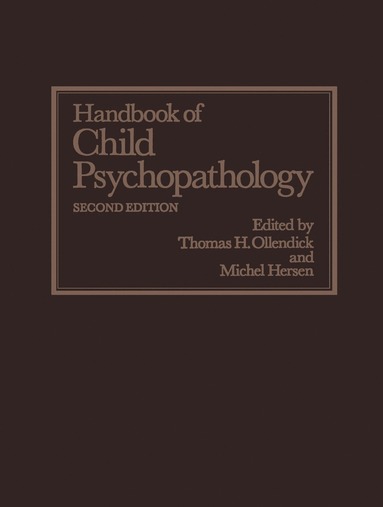 bokomslag Handbook of Child Psychopathology