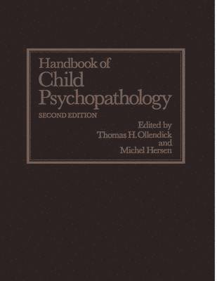 Handbook of Child Psychopathology 1