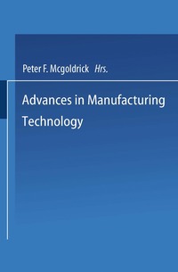 bokomslag Advances in Manufacturing Technology