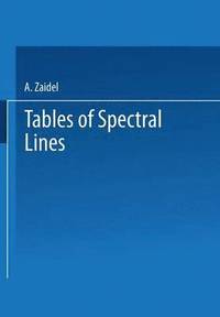 bokomslag Tables of Spectral Lines