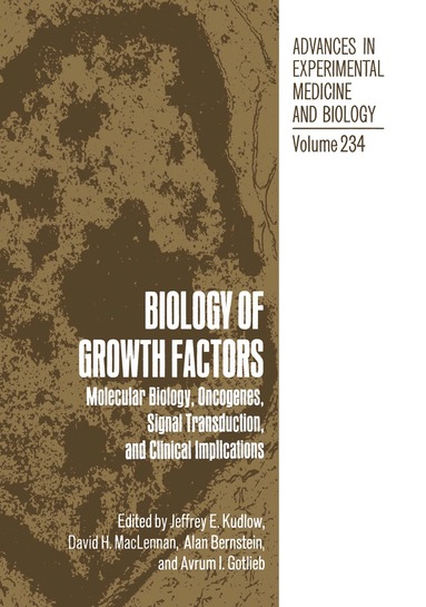 bokomslag Biology of Growth Factors