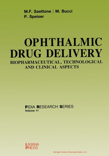 bokomslag Ophthalmic Drug Delivery