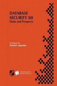 bokomslag Database Security XII