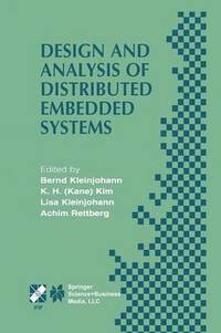 bokomslag Design and Analysis of Distributed Embedded Systems