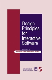 bokomslag Design Principles for Interactive Software