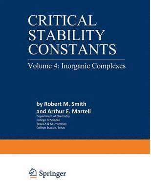 bokomslag Critical Stability Constants