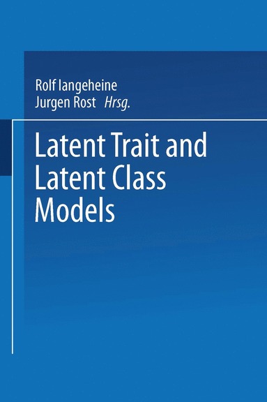 bokomslag Latent Trait and Latent Class Models