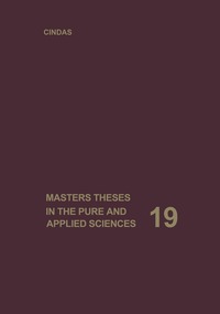 bokomslag Masters Theses in the Pure and Applied Sciences