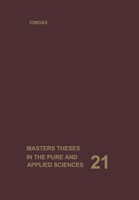 bokomslag Masters Theses in the Pure and Applied Sciences