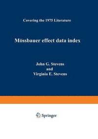 bokomslag Mssbauer Effect Data Index