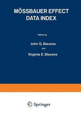 bokomslag Mssbauer Effect Data Index