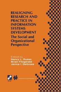 bokomslag Realigning Research and Practice in Information Systems Development