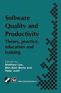 bokomslag Software Quality and Productivity
