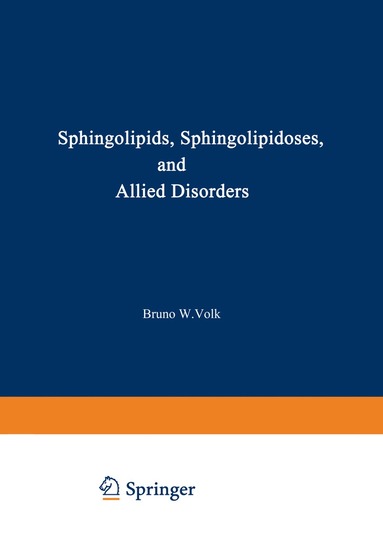 bokomslag Sphingolipids, Sphingolipidoses and Allied Disorders