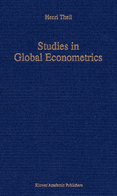 bokomslag Studies in Global Econometrics