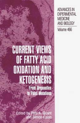 bokomslag Current Views of Fatty Acid Oxidation and Ketogenesis