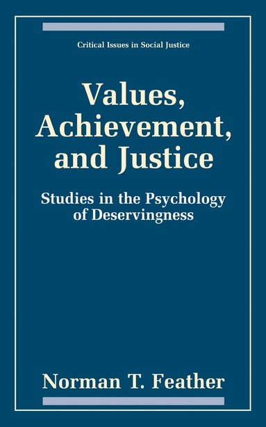 bokomslag Values, Achievement, and Justice