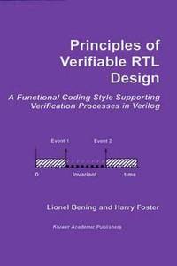 bokomslag Principles of Verifiable RTL Design