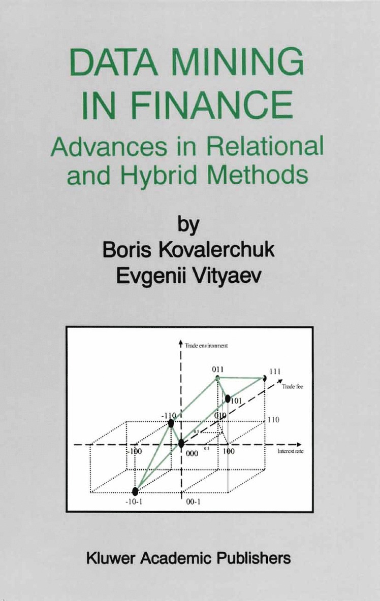Boris Kovalerchuk, Evgenii Vityaev - Data Mining in Finance, Häftad