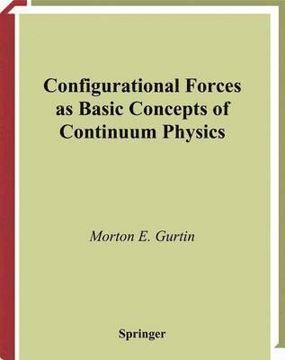 Configurational Forces as Basic Concepts of Continuum Physics 1