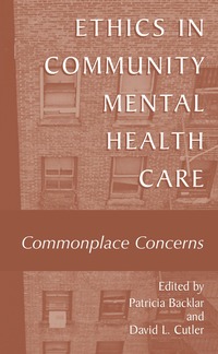 bokomslag Ethics in Community Mental Health Care