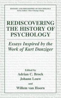 bokomslag Rediscovering the History of Psychology