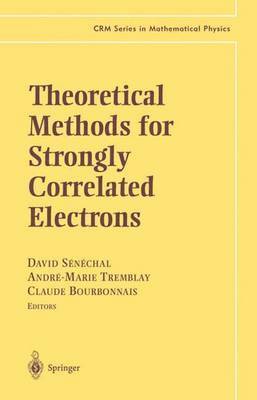 David Sénéchal, Andre-Marie Tremblay, Claude Bourbonnais - Theoretical Methods for Strongly Correlated Electrons, Häftad