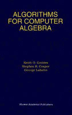 Algorithms for Computer Algebra 1