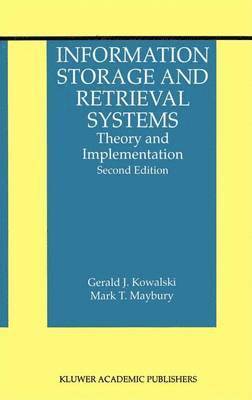 bokomslag Information Storage and Retrieval Systems