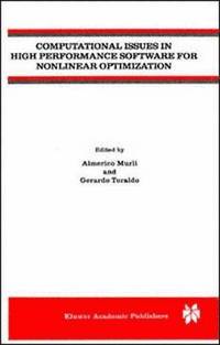 bokomslag Computational Issues in High Performance Software for Nonlinear Optimization