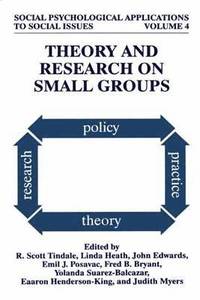 bokomslag Theory and Research on Small Groups