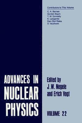 bokomslag Advances in Nuclear Physics