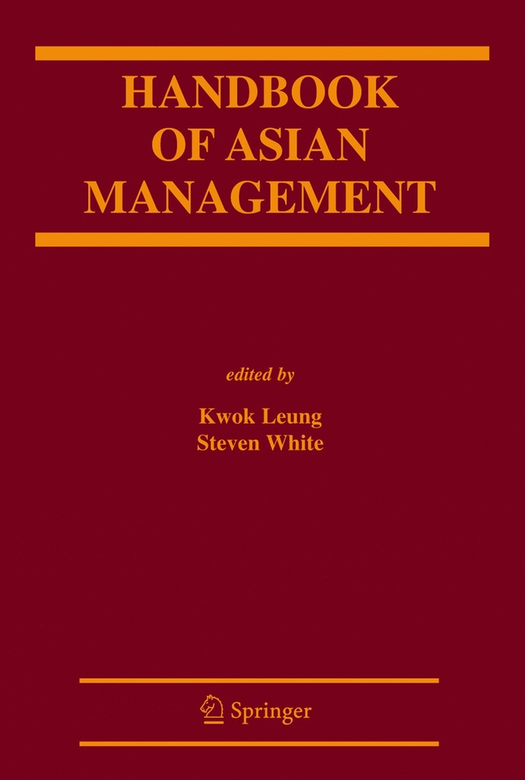 Handbook of Asian Management 1