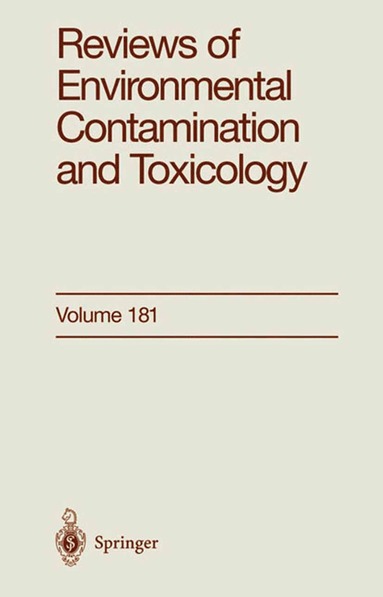bokomslag Reviews of Environmental Contamination and Toxicology