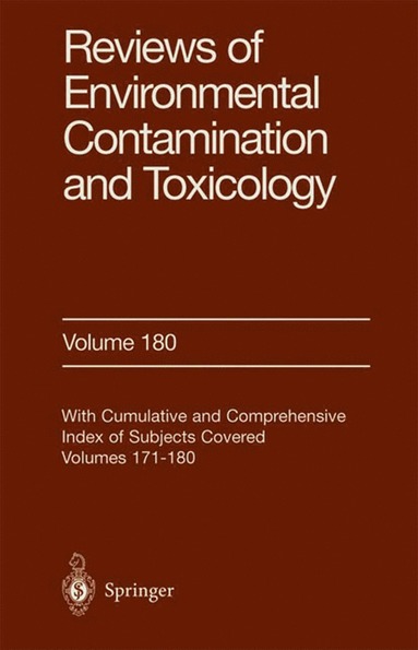 bokomslag Reviews of Environmental Contamination and Toxicology