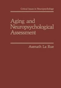 bokomslag Aging and Neuropsychological Assessment