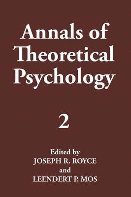 Joseph R. Royce, Leendert P. Mos, Leendert Mos - Annals of Theoretical Psychology, Häftad