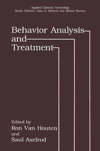 bokomslag Behavior Analysis and Treatment