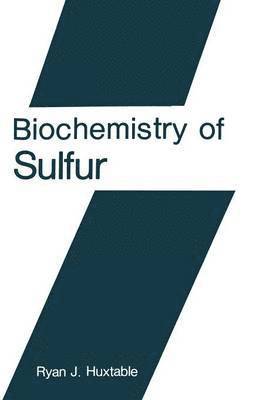 bokomslag Biochemistry of Sulfur