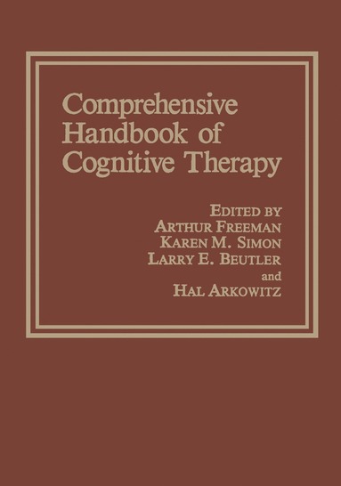 bokomslag Comprehensive Handbook of Cognitive Therapy