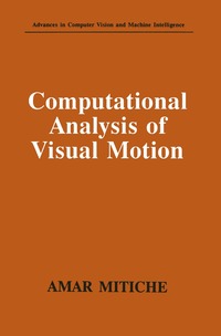 bokomslag Computational Analysis of Visual Motion